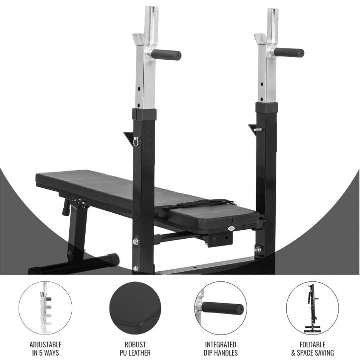 Immagine prodotto Gorilla Sports Panca per pesi con ripiano