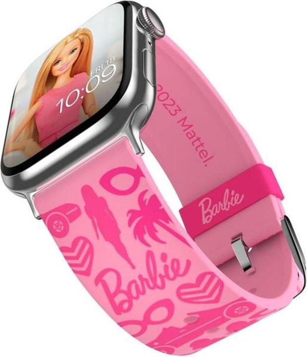 Produktbild Moby Fox Barbie Smartwatch-Armband Pink Classic (22 mm, Edelstahl, Silikon)