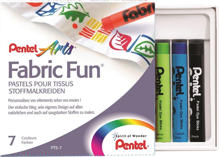 Immagine prodotto Pentel Tessuto Crayon Tessuto 7s (Multicolore, 1 x)