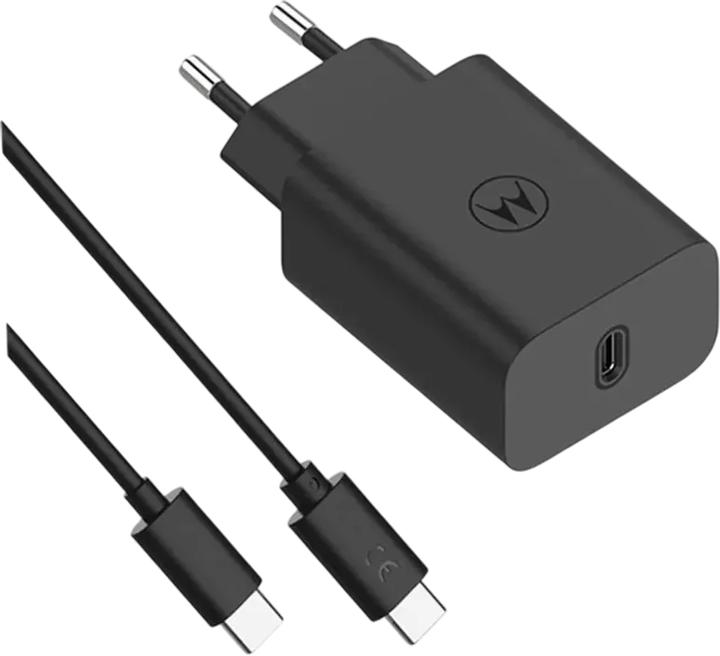 Produktbild Motorola Charger TurboPower 30W USB-C w/ 1m C-C cable Black (30 W)