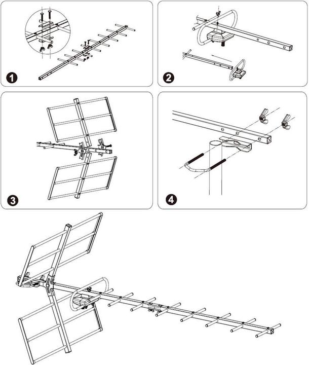 Image du produit TechniSat HDT-TechniYagi et LTE (Antenne yagi, 41.50 dB, LTE)