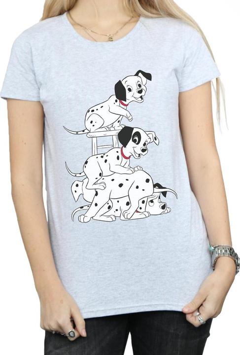 Actual product image Disney Womens/Ladies 101 Dalmatians Chair Cotton T-Shirt (XL)
