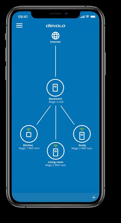 Produktbild Devolo Magic 2 WiFi next Multiroom Kit (2400 Mbit/s)