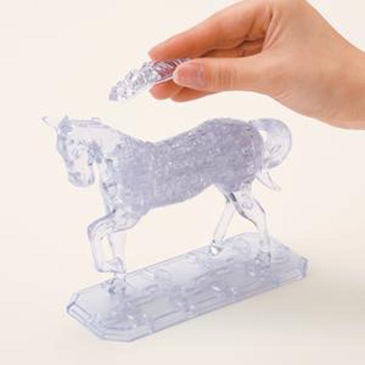 Actual product image HCM Kinzel 3D Crystal Horse (100 pieces)