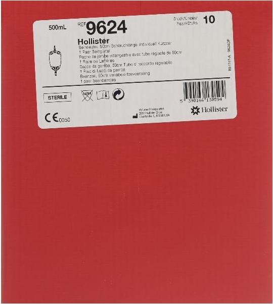 Produktbild Hollister Incorporated Urin-Beinbeut 500ml Abl 50cm ster 10 Stk (10 x)