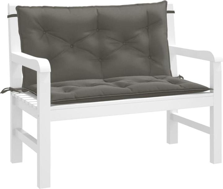 Immagine prodotto VidaXL Cuscini per panca da giardino 2 pezzi in tessuto (100 x 50 x 7 cm)