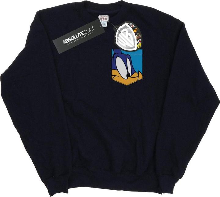 Produktbild Looney Tunes Road Runner Face Faux Pocket Sweatshirt (XXL)