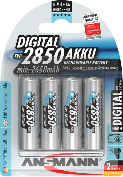 Actual product image Ansmann AA (4 pcs., AA, 2650 mAh)
