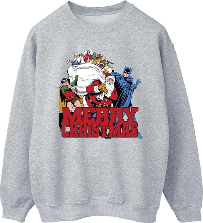 Batman Frohe Weihnachten Comic Sweatshirt aus Baumwolle