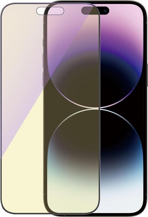 Actual product image PanzerGlass Screen Protector Ultra Wide Anti Bluelight iPhone 14 Pro Max (1 Piece, Apple iPhone 14 Pro Max)