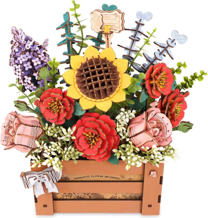 Image du produit Robotime Modellbausatz 'Wooden Bloom Box'