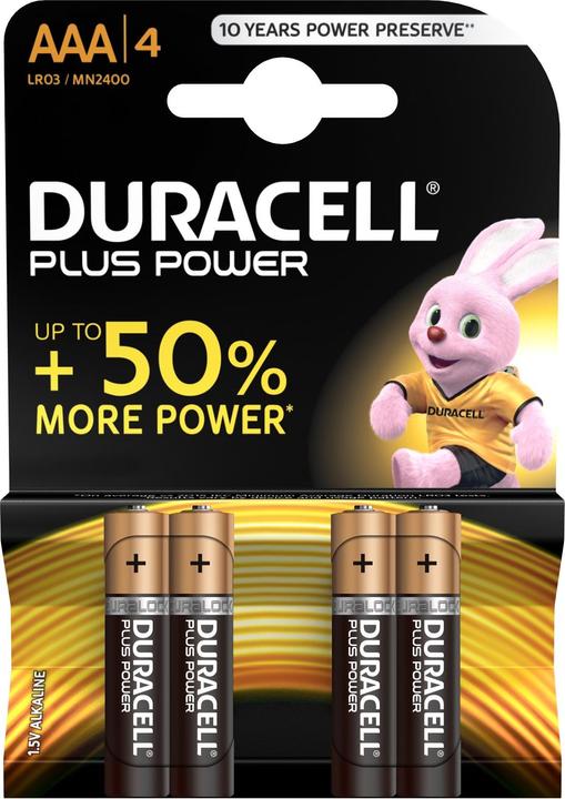 Actual product image Duracell Plus (4 pcs., AAA, 1175 mAh)