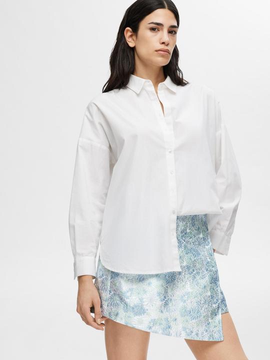 Actual product image Selected Femme Flowered Jacquard Mini Skirt (34)