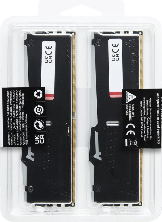 Actual product image Kingston FURY Beast RGB (2 x 32GB, 5200 MHz, DDR5 RAM, DIMM)