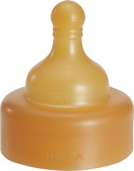 Hevea Teat natural rubber slow-flow 0-3 Mt.