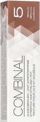 Combinal Augenbrauen- und Wimpernfarbe braun 15 ml