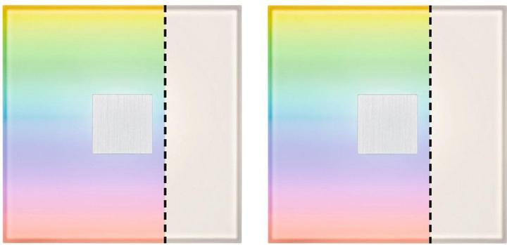 Actual product image Paulmann Luminaire LumiTiles Basic Set Square 2x0,72W (RGBW, 1 cm, Indoor)