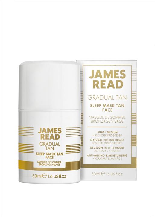 Immagine prodotto James Read Abbronzatura graduale - Maschera per il sonno Abbronzatura viso 50 ml (Asciugamano autoabbronzante, 50 ml)