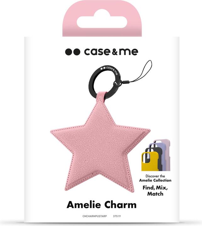 Produktbild SBS case&me Amelie Star Eco Leather charm pink (Polyvinylchlorid (PVC), Kunstleder (PU))