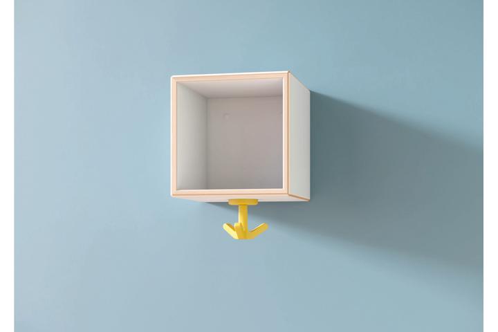 Produktbild Hewi Dreifachhaken Serie 477 matt, elastisch 99 reinweiss Höhe 69 mm Ø 51 mm