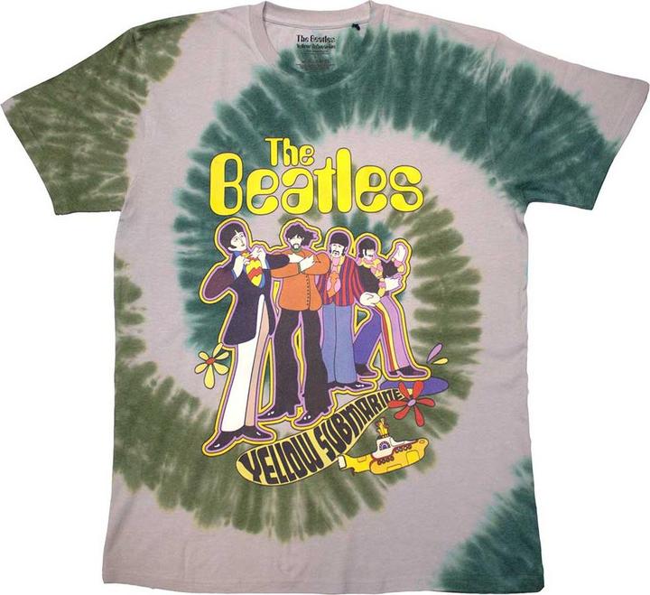 The Beatles Yellow Submarine Band In Line Wash
