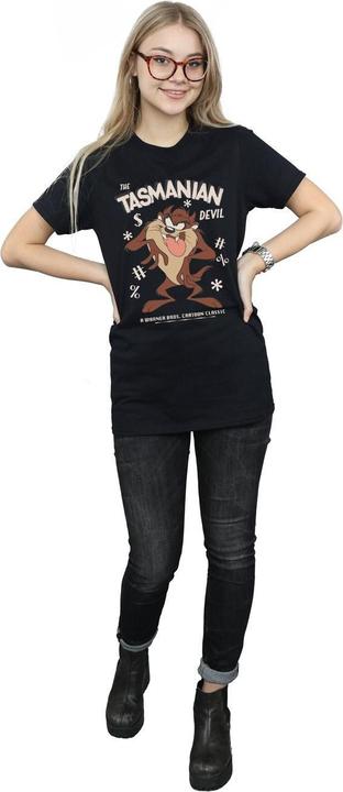 Image du produit Looney Tunes Womens/Ladies Tasmanian Devil Vintage Cotton Boyfriend T-shirt (XL)