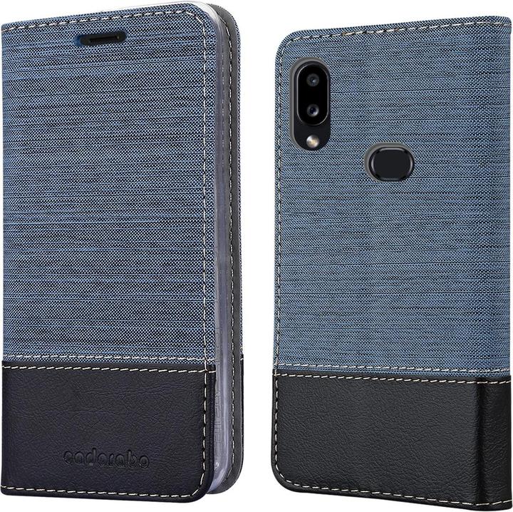 Produktbild Cadorabo Book Jeans Optik Cover (Samsung Galaxy A10s)