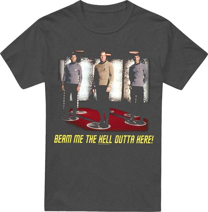 Actual product image Unisex Adult Beam Me Out T-Shirt (M)