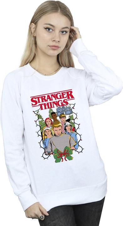 Produktbild Netflix Stranger Things Christmas Poster Sweatshirt (XXL)