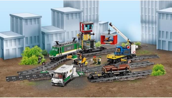 Productafbeelding LEGO Goederentrein (60198, LEGO Stad, LEGO aangedreven UP)