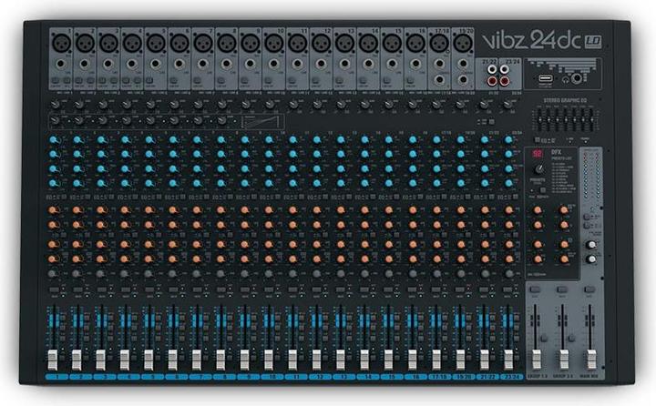 Image du produit LD Systems VIBZ 24 DC Table de mixage 24 canaux (Studio et mixeur live)