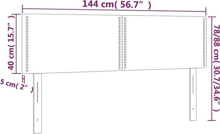 Produktbild VidaXL Thorn (144 x 5 x 88 cm)