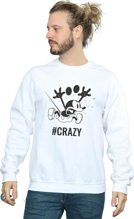 Immagine prodotto Disney Mickey Mouse #Crazy Felpa Uomo (M)