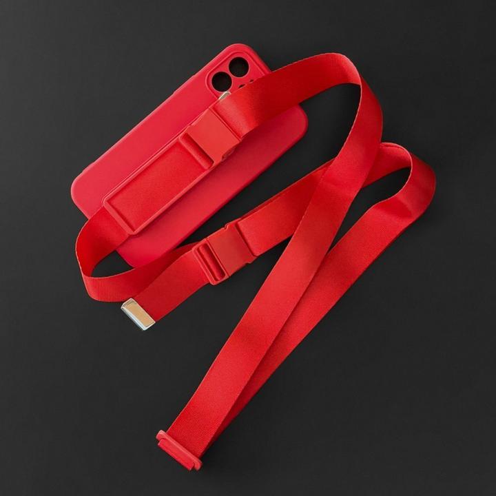 Image du produit Hurtel Rope case gel case avec une chaîne lanyard bag lanyard iPhone 13 Pro bleu clair (Apple iPhone 13 Pro)