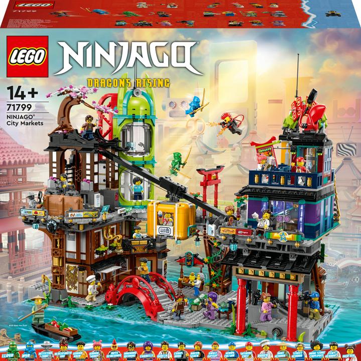 Image du produit LEGO Ninjago - Marchés en ville (71799, LEGO Ninjago, LEGO difficiles à trouver)