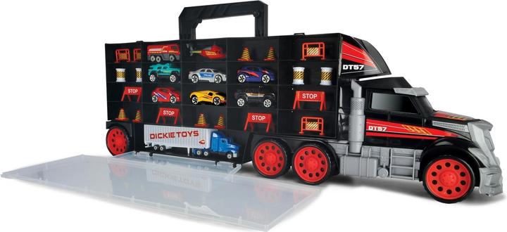 Actual product image Dickie Truck/storage case with cars