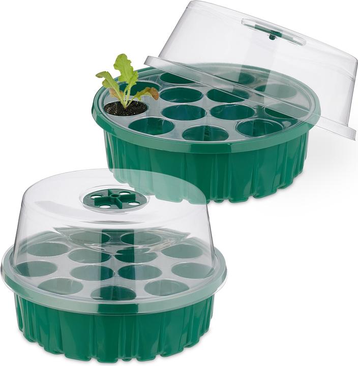 Actual product image Relaxdays 2x propagator greenhouse