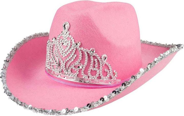 Boland Cowgirl hat with rhinestone tiara