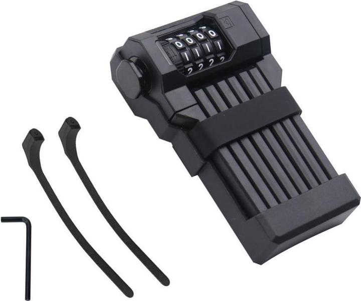 Image du produit Dunlop Bicycle accessory OEM Bike / scooter 4 digit combination mini frame lock FSBYL48532 black