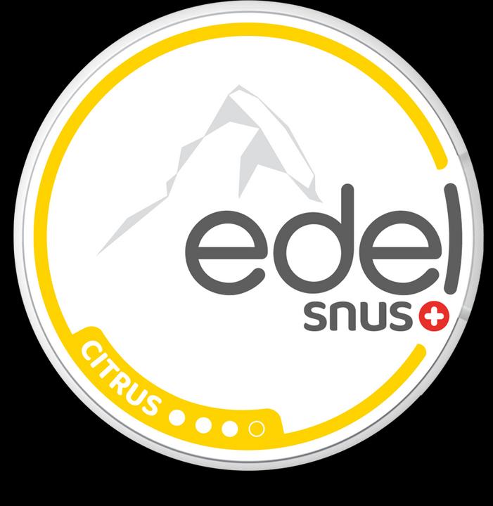Actual product image Edelweiss Citrus (All White Slim) (Nicotine Pouches, 15 mg)