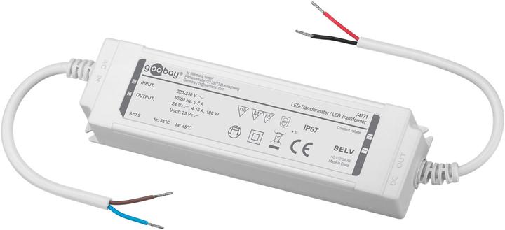 Produktbild Goobay LED-Trafo 24 V DC, 100 W, IP67