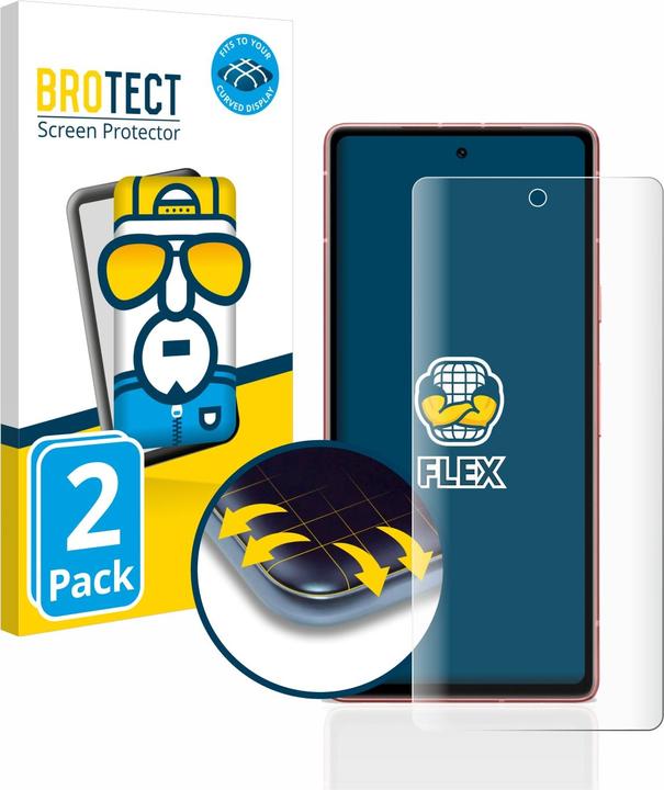 Produktbild BROTECT Full-Cover Displayschutz (2 Stück, Google Pixel 7a)