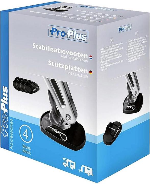 Produktbild ProPlus Stützplatten mit Metallstift Set von 4 Stück