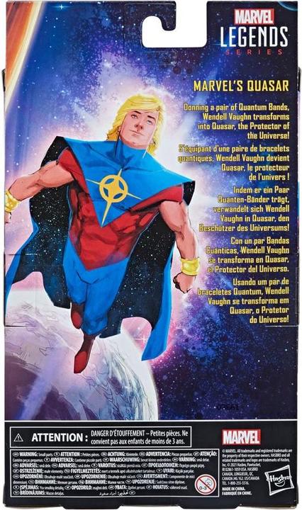 Actual product image Hasbro Marvel Legends Series action figure 2021 Quasar 15 cm