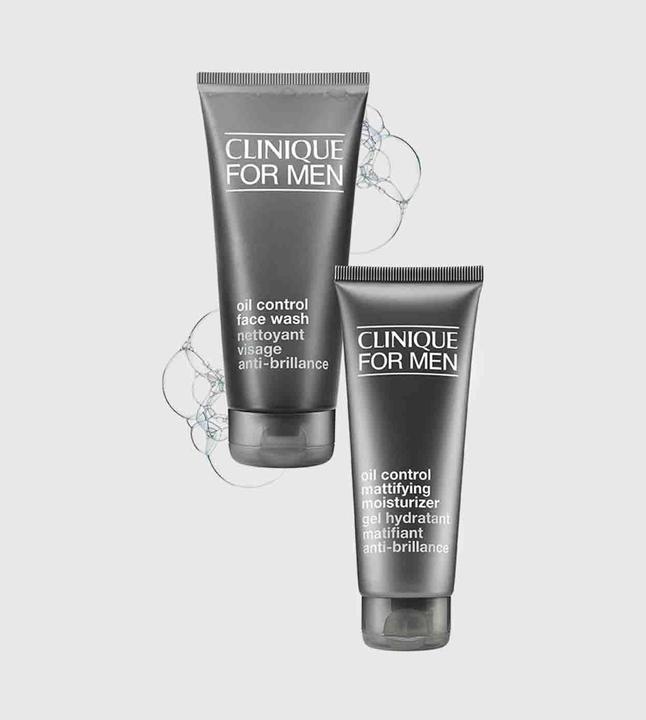 Image du produit Clinique Pour les hommes, huile de contrôle du lavage du visage (Chiffons de nettoyage, 200 ml)