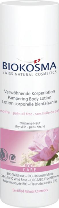 Biokosma Körperlotion Wildrose Holunderblüten BIO Fl 200 ml (Körperlotion, 200 ml)