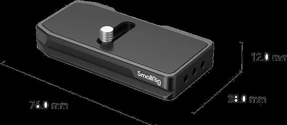 Actual product image SmallRig MD4150 Quick Release Mount Plate for AirTag (Stand adapter)