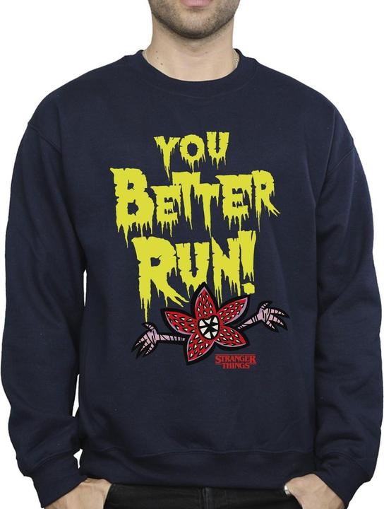 Produktbild Netflix Stranger Things You Better Run Sweatshirt (M)