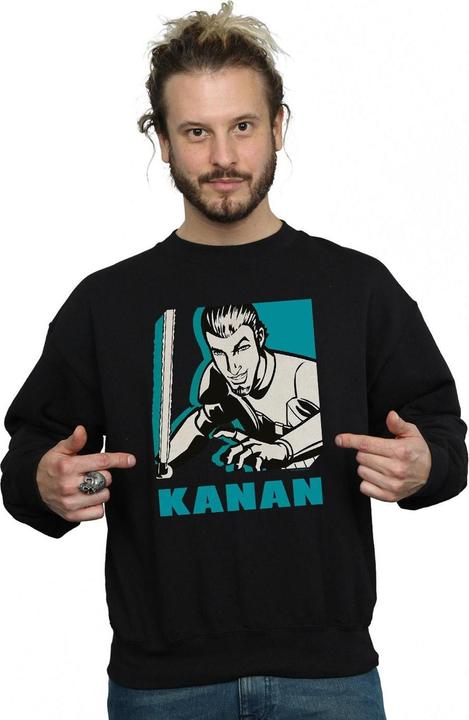 Actual product image Star Wars Mens Rebels Kanan Sweatshirt (XL)