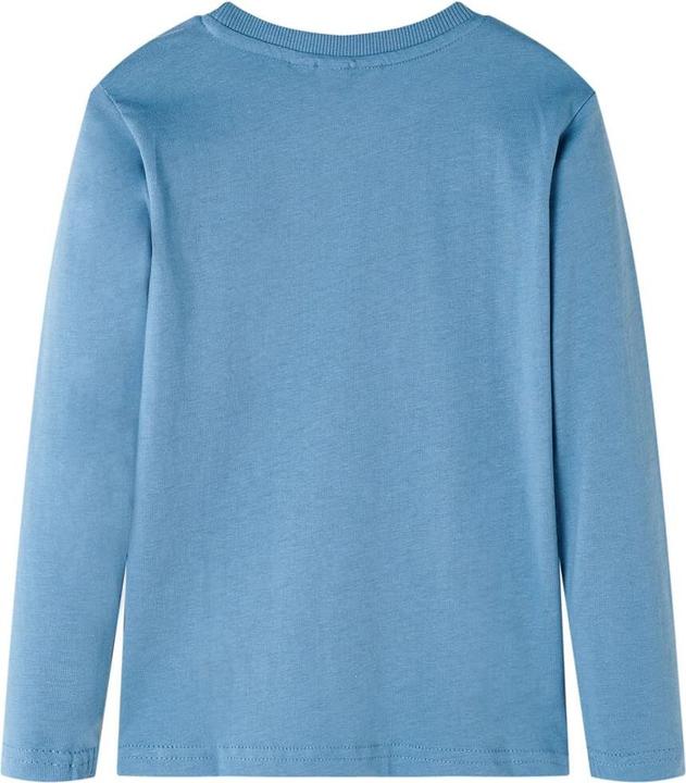 Immagine prodotto VidaXL Camicia da bambino a maniche lunghe blu medio 92,Materiale: 100 (92)